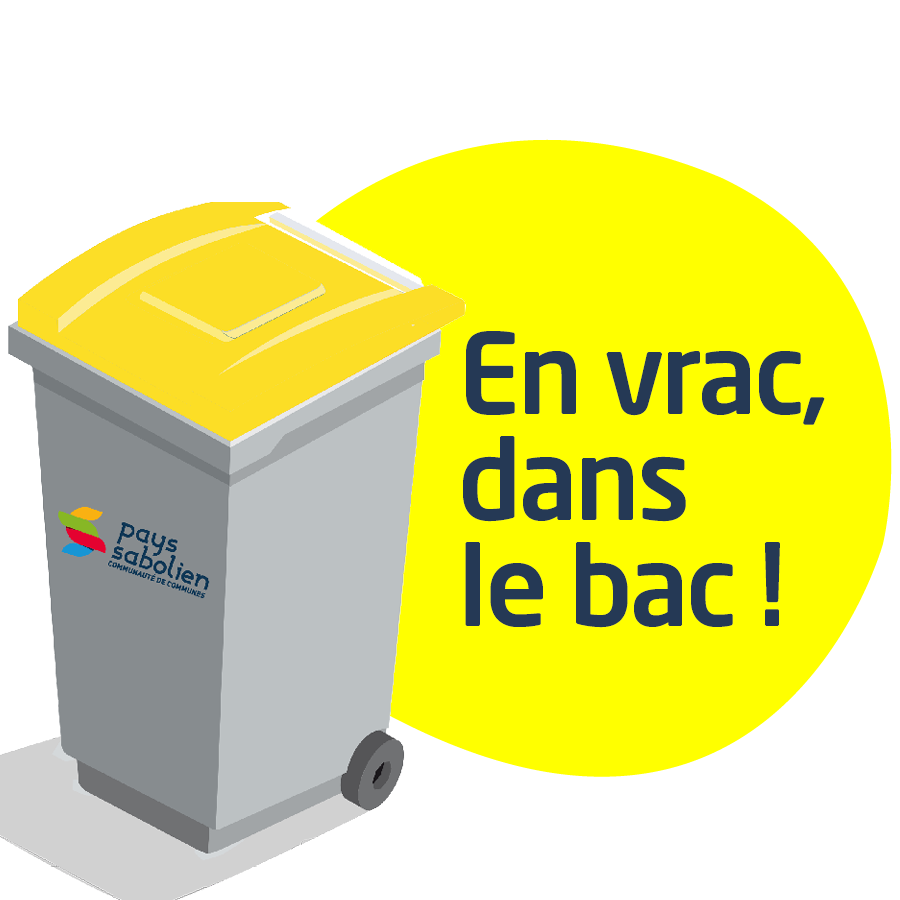 Bac à ordures - bac de recyclage - bac de déchets - 30 litres